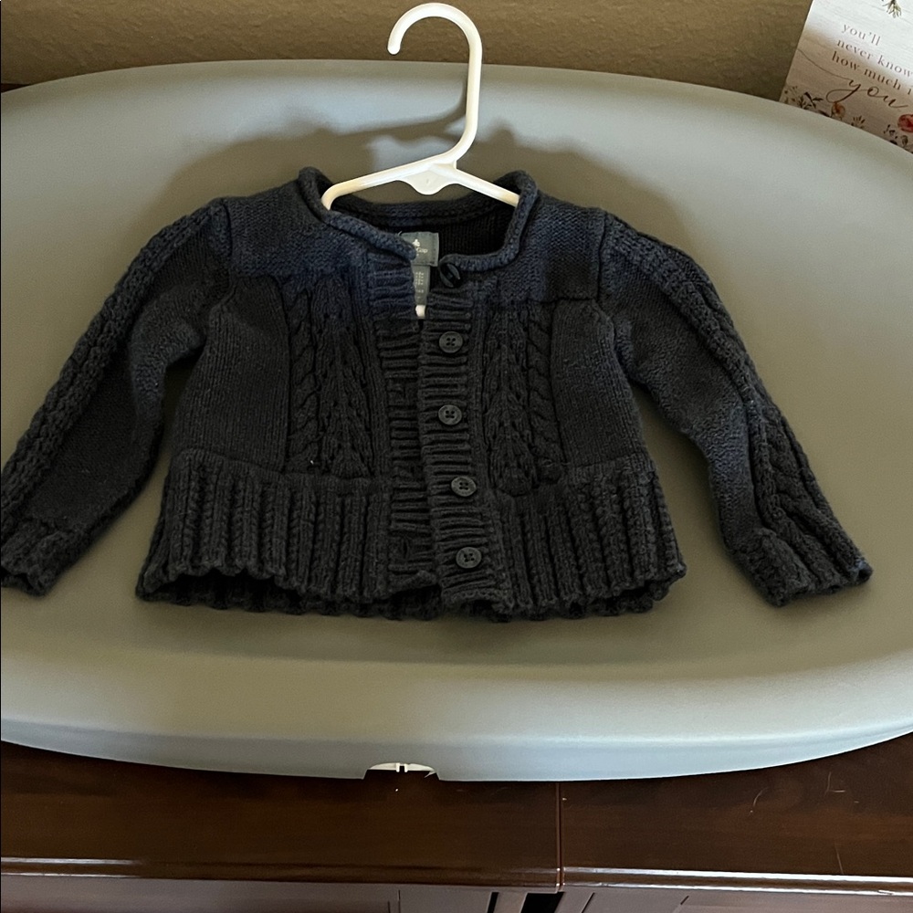 GAP Charcoal Knit Sweater for Kids